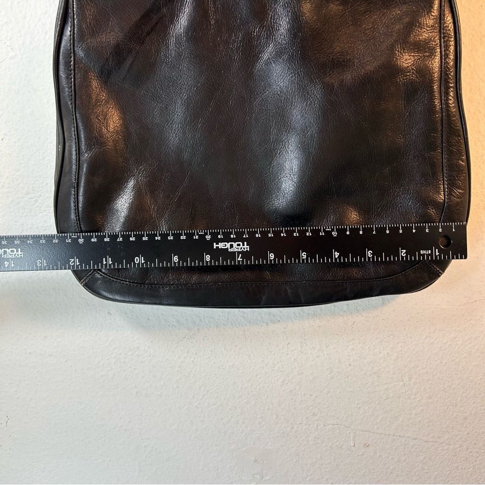 KENNETH COLE REACTION womans handbag black silver leather modern gothcore y2k - Picture 9 of 15
